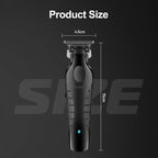 KEMEI 2299 Professional Hair Clipper for Men - Cordless Electric Beard Trimmer, Zero Gapped T-Blade with 3 Guide Combs