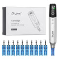 Dr.pen M9 Cartridges 36 Pin Needles, 10 Pcs Smart Chip Microneedling Pen Replacement Heads - Damaged Box