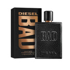 Diesel BAD Eau de Toilette for Men 100ml – Woody Tobacco Caviar Bergamot Seductive Fragrance