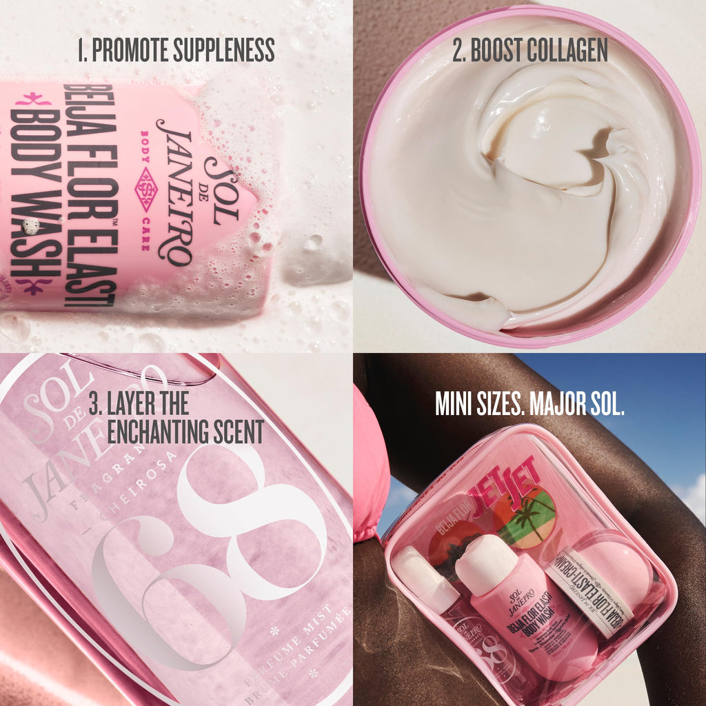 SOL DE JANEIRO Jet Set Beija Flor Travel Size Body Care Set