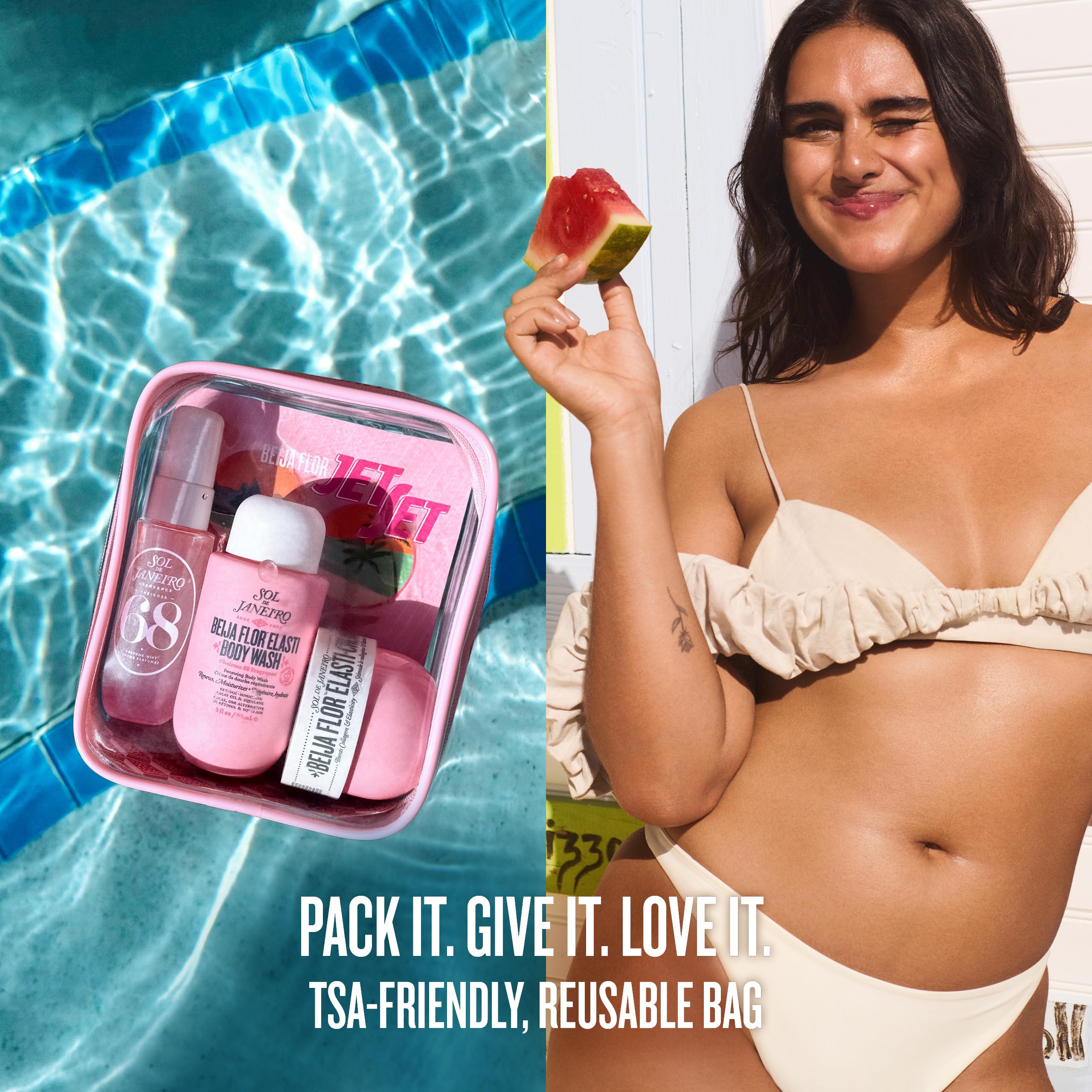 SOL DE JANEIRO Jet Set Beija Flor Travel Size Body Care Set