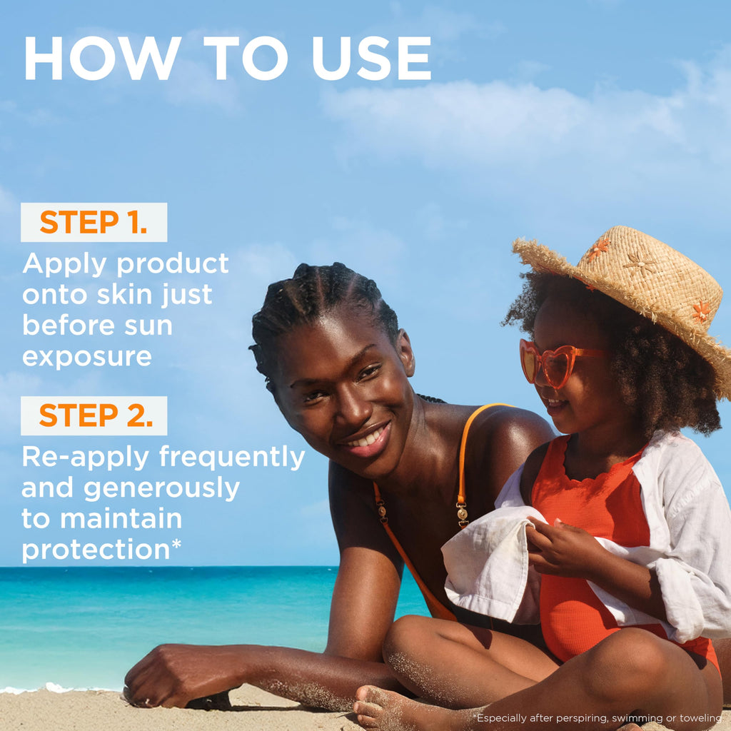 Garnier Ambre Solaire Sun Cream SPF 50+ Sensitive Advanced Kids Anti-Sand Sun Protection Mist Spray, Very High Protection UVA & UVB, Water Resistant, For Face & Body, Cruelty Free 150ml - Damaged Box