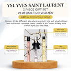 Yves Saint Laurent Travel Spray Collection Set - Black Opium, Libre, Mon Paris 3x10ml Eau de Parfum for Women - Damaged Box