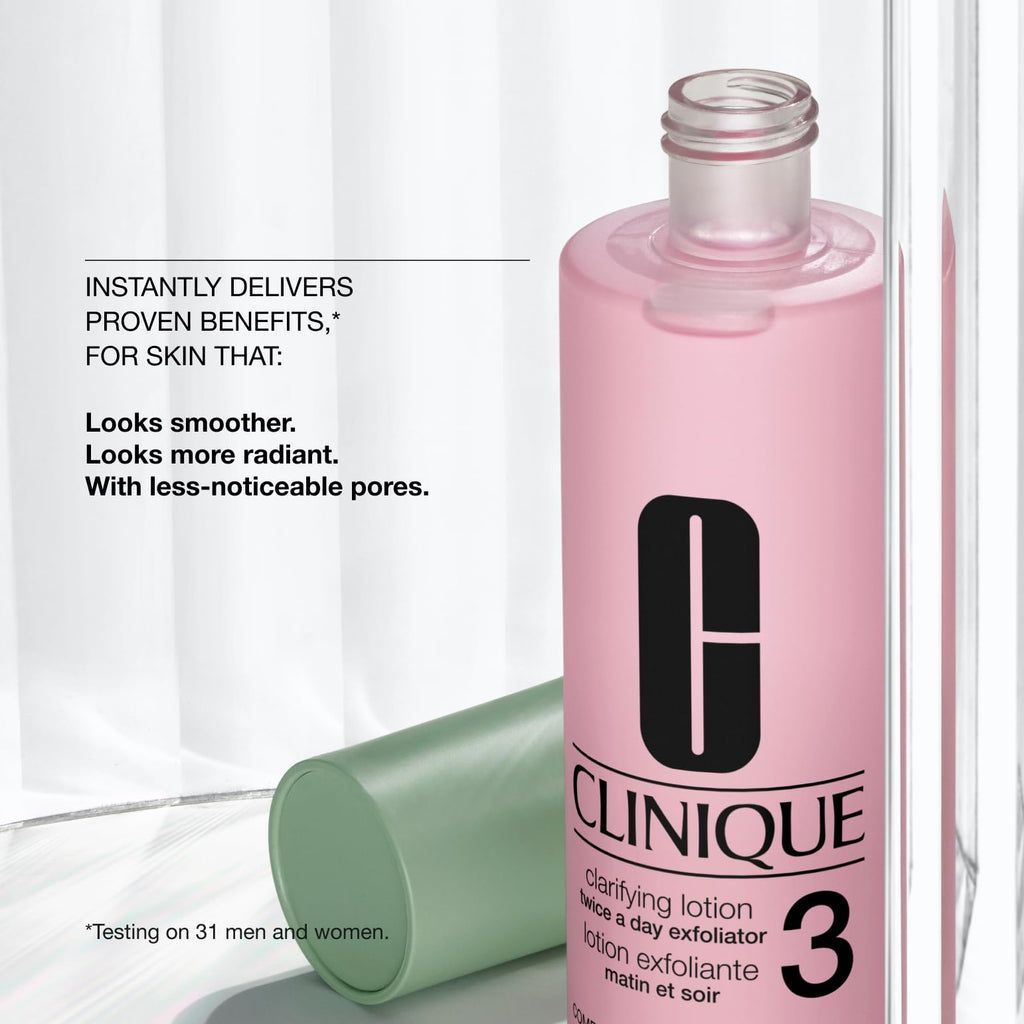 Clinique Clarifying Lotion 3 Face Exfoliator For Combination Oily Skin Types, 200ml