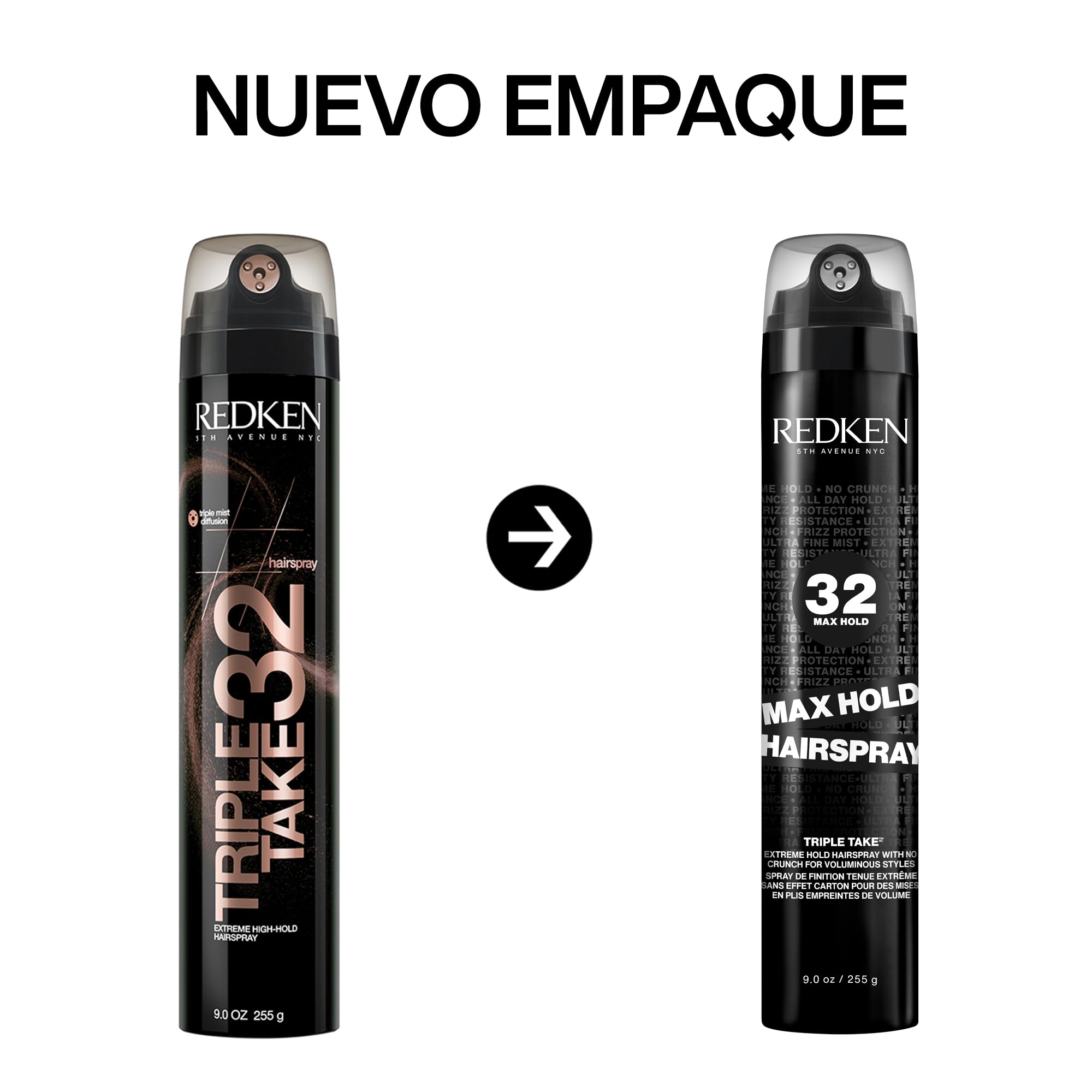 REDKEN Max Hold, Hairspray for Sleek, Smooth Hair with Long-Lasting Lift and Control, No Stiffness or Crunch, 300ml - Damaged Box