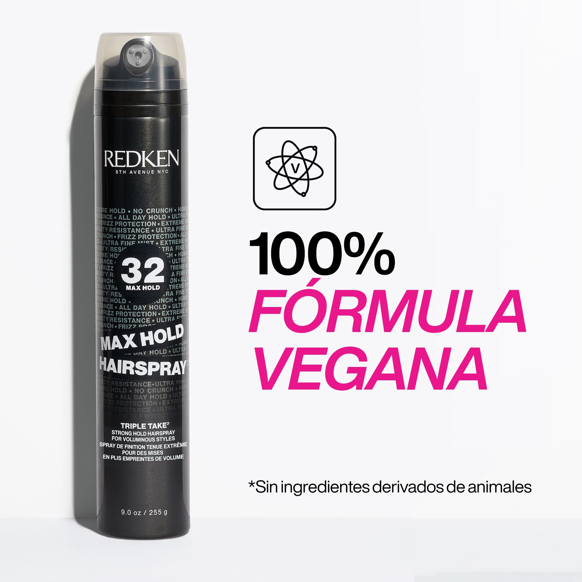 REDKEN Max Hold, Hairspray for Sleek, Smooth Hair with Long-Lasting Lift and Control, No Stiffness or Crunch, 300ml - Damaged Box