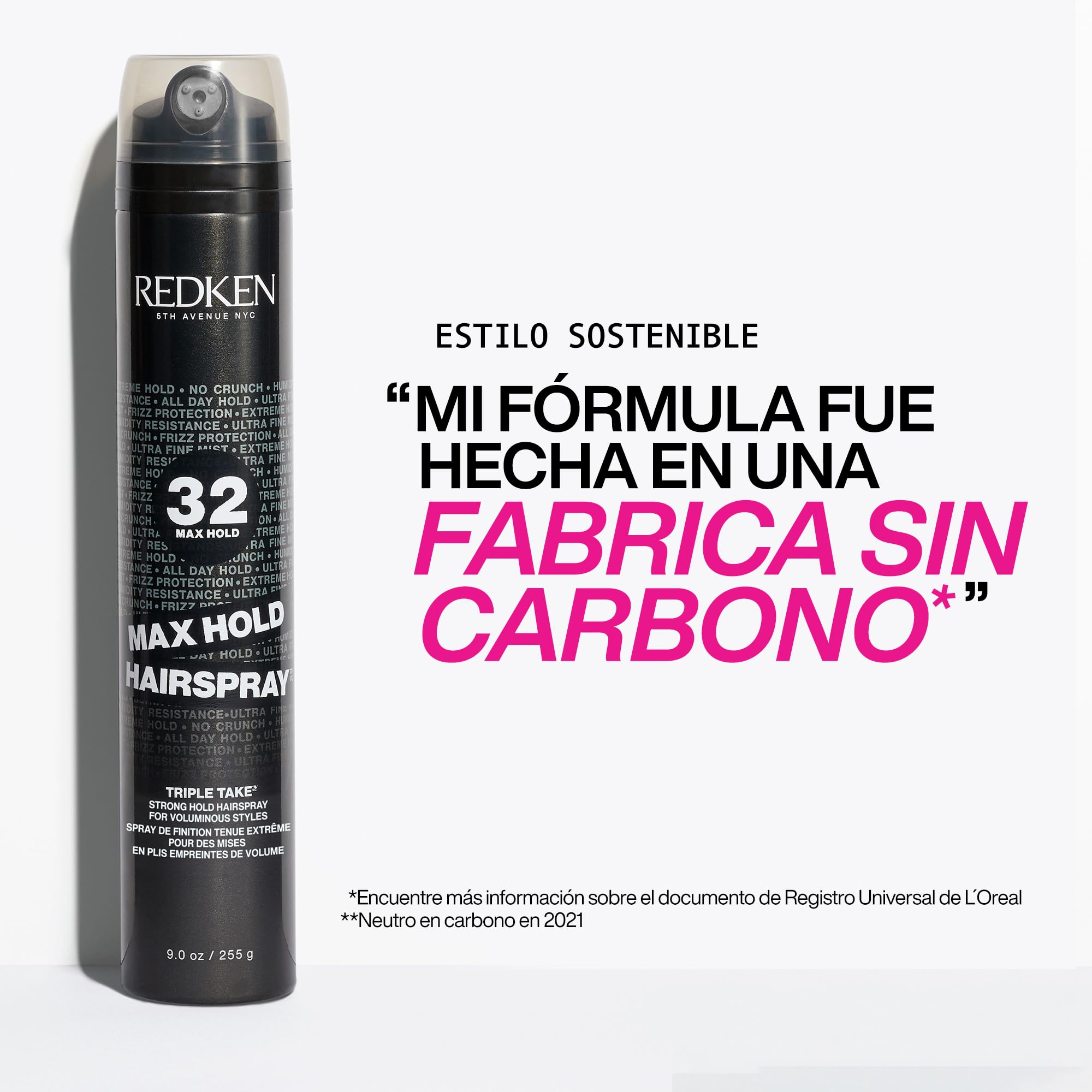 REDKEN Max Hold, Hairspray for Sleek, Smooth Hair with Long-Lasting Lift and Control, No Stiffness or Crunch, 300ml - Damaged Box