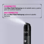 REDKEN Max Hold, Hairspray for Sleek, Smooth Hair with Long-Lasting Lift and Control, No Stiffness or Crunch, 300ml - Damaged Box