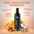 BYROKKO Shine Brown Tanning Oil 150ml - Sunbed Tanning Accelerator Lotion - Fast Bronzer for Deep Glow - Damaged Box