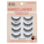 Ardell False Eyelashes Naked Lash 421 4 Pack Multipack Black Subtle Volume And Length Beautiful Soft Lightweight Lashes Super Soft Comfortable Invisiband Mid-Length Vegan-Friendly Eyelashes - Damaged Box