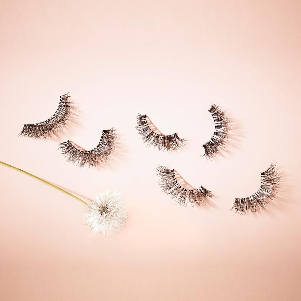 Ardell False Eyelashes Naked Lash 421 4 Pack Multipack Black Subtle Volume And Length Beautiful Soft Lightweight Lashes Super Soft Comfortable Invisiband Mid-Length Vegan-Friendly Eyelashes - Damaged Box