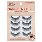 Ardell False Eyelashes Naked Lash 421 4 Pack Multipack Black Subtle Volume And Length Beautiful Soft Lightweight Lashes Super Soft Comfortable Invisiband Mid-Length Vegan-Friendly Eyelashes - Damaged Box