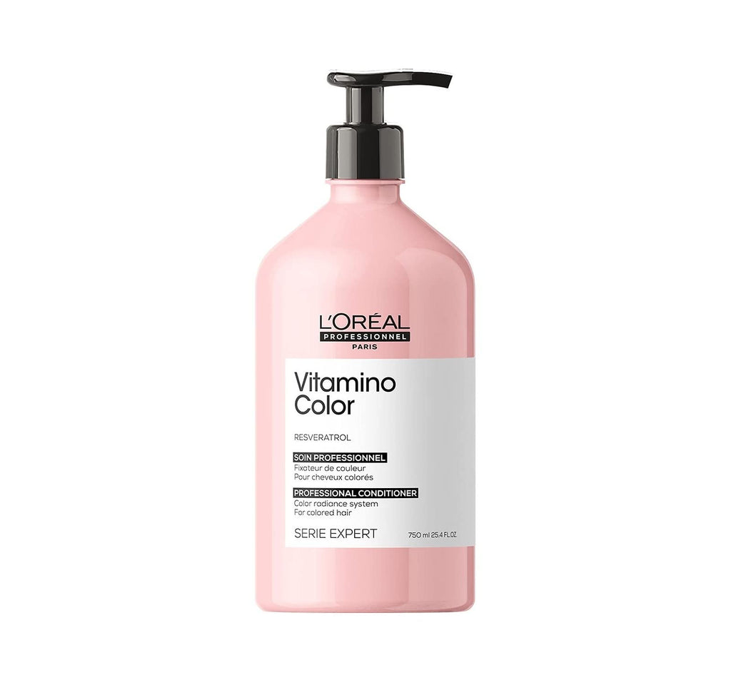L'Oreal Professionnel Serie Expert Vitamino Color Conditioner 750ml - Colour-Treated Hair Care - Damaged Box