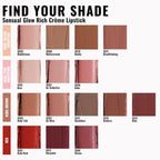 Oulac Satin Matte Nude Lipstick - Long Lasting Lip SG02 Bodylicious Stick, Intense Color with Smooth Creamy Texture Lip Colour, Moisturizing & Weightless Formula Lip Makeup, Vegan, 4.3g, SG02 Bodylicious - BBE 12/2029