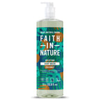 Faith In Nature 1L Natural Coconut Body Wash, Hydrating, Vegan and Cruelty Free, No SLS or Parabens - Damaged Box