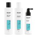 Nioxin Scalp + Hair Thickening System 3 Loyalty Kit - Hair Thickening System for Coloured, Dry and Damaged Hair with Light Thinning - Shampoo, Conditioner and Scalp Treatment, 300+300+100ml - Damaged Box