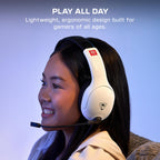 Turtle Beach AirLite Fit Wired Gaming Headset for Nintendo Switch OLED - Black & White, Flip-to-Mute Mic, Over-Ear Headphones