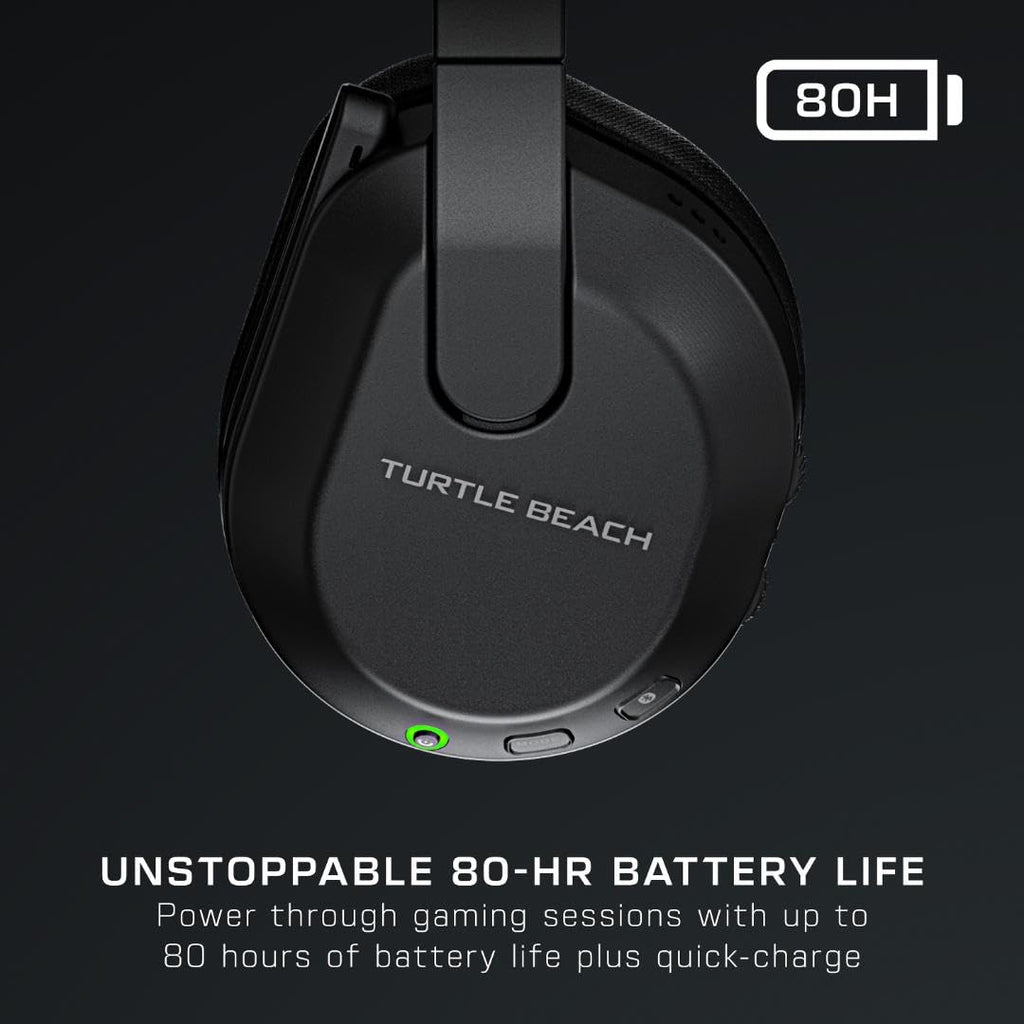 Turtle Beach Stealth 600 Black Wireless Gaming Headset for PS5, PS4, PC, Mobile - 80hr Battery, 50mm Speakers, Bluetooth