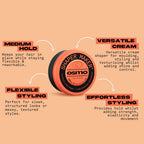 Osmo Shaper Maker | Grooming Molding Cream | Strength & Condition. 100ml. - Damaged Box