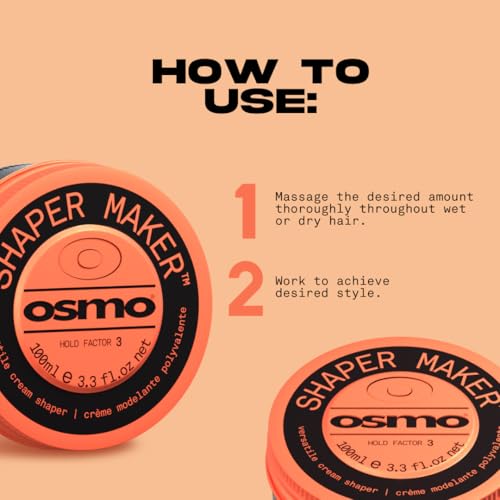 Osmo Shaper Maker | Grooming Molding Cream | Strength & Condition. 100ml. - Damaged Box