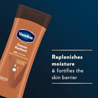 Vaseline Cocoa Radiant Body Lotion - Deep Moisturising Body Cream with Vaseline Jelly & 100% Cocoa Butter - Repairs Dry, Itchy Skin and Restores Natural Glow 6x 400ml - Damaged Box