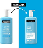 Neutrogena Hydro Boost Body Gel Cream (1x 400ml), Body Lotion with Refreshing and Ultra-Light Formula for Normal to Dry Skin, Naturally Derived Hyaluronic Acid, Body Moisturiser for Advanced Hydration - Damaged Box