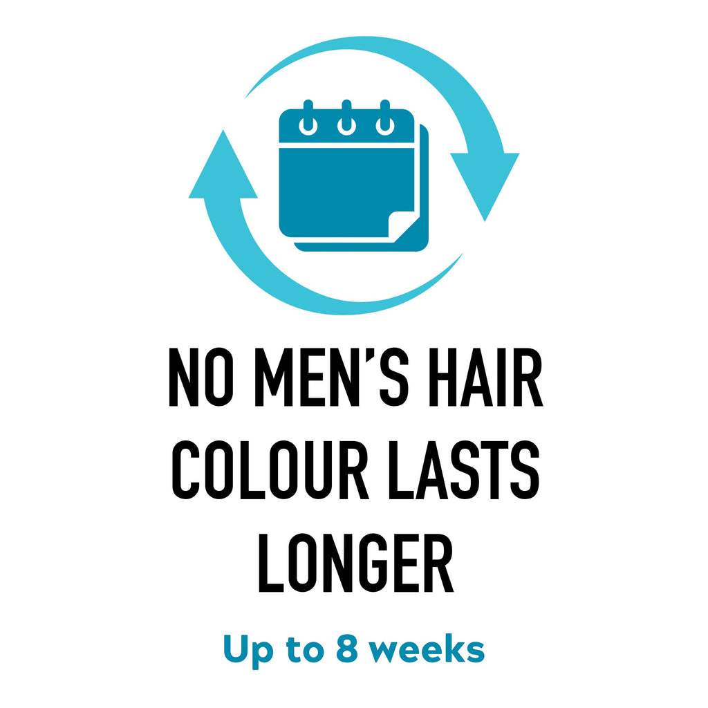Just for men Moustache & Beard Real Black Dye , Eliminates Grey for a Thicker & Fuller Look M55 - Damaged Box