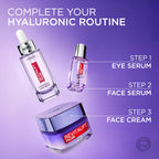 L'Or'eal Paris Hyaluronic Acid Serum, Revitalift Filler, 1.5% Pure Concentrated Micro-Epidermic Hyaluronic Acid], Dropper Serum, Intensely Hydrates & Replumps, Visibly Reduces Fine Lines & Wrinkles - Damaged Box