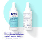 E45 Face Hydrating Serum - Instant 48-Hour Hyaluronic Acid Formula for Dry, Sensitive & Eczema Prone Skin - Rehydrating & Reinvigorating Serum - Perfume Free - Dermatologically Tested - 30ml - BBE 01/2028