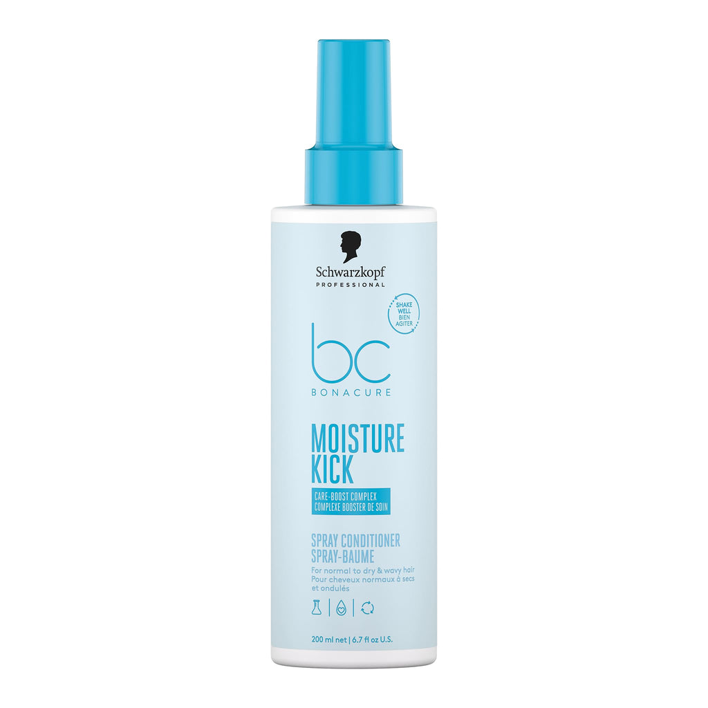 SCHWARZKOPF PROFESSIONAL BC Bonacure Moisture Kick Spray Conditioner Glycerol Clean Performance 200 ml