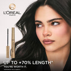L'Or'eal Paris Mascara, Telescopic Original Mascara to Achieve Dramatic Black Length & Definition, Up to +71% Lengthening Effect, Smudge-Resistant and Long-Wearing Formula for Up to 36H Wear, 8ml