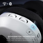 Turtle Beach Stealth 600 Wireless Gaming Headset - White - PlayStation PS5 PS4 Switch PC Mobile - 80hr Battery 50mm Speakers Bluetooth