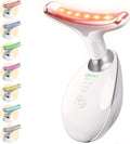 7-in-1 Face Massager with Heat & LED - Facial Sculpting Tool for Neck & Jawline - Skin Tightening & Anti-Wrinkle Device - Damaged Box