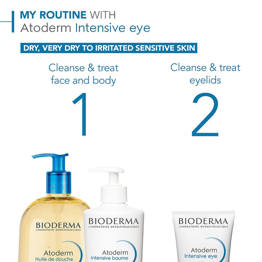 BIODERMA ATODERM INTENSIVE EYE 3IN1 100ML - NEW - Damaged Box