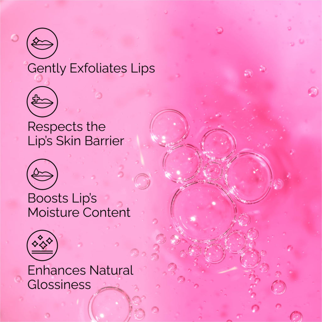 The Ordinary PHA 5% Exfoliating Lip Serum, Hydrating Overnight Lip Exfoliator Treatment, 15ml - Damaged Box