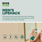 Rock Face Men's Body Spray - Original Fragrance Body Spray Deodorant for Men, 200ml, Fresh Citrus Scent, Long Lasting, Multipack of 6