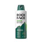 Rock Face Men's Body Spray - Original Fragrance Body Spray Deodorant for Men, 200ml, Fresh Citrus Scent, Long Lasting, Multipack of 6