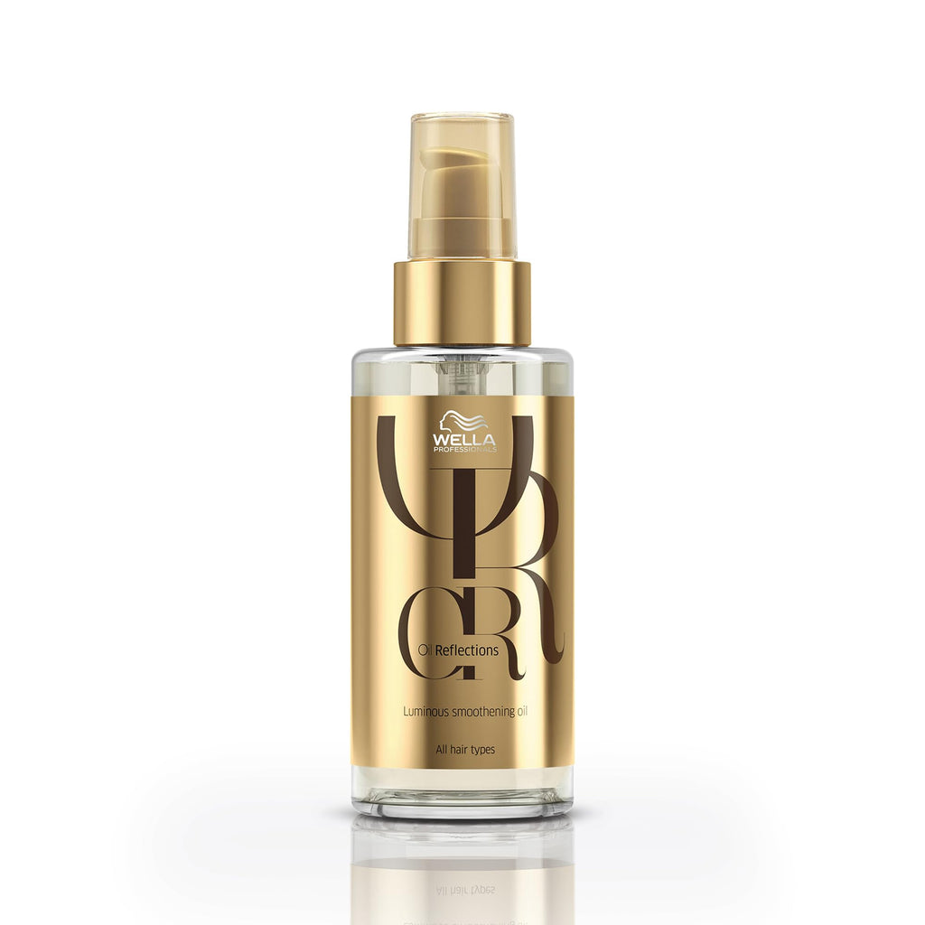 Wella Professionals Oil Reflections Luminous Smoothening Hair Oil - Radiant Shine & Silky Smoothness Hair With Camellia Oil & White Tea Extract 100ml