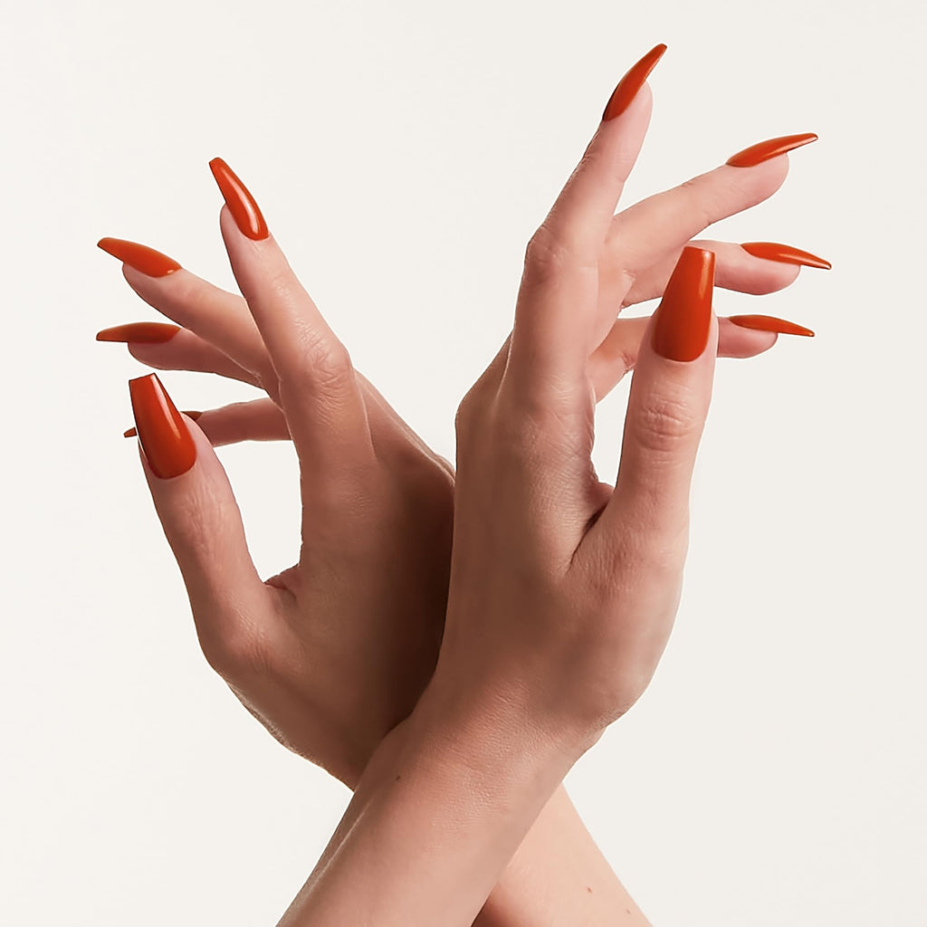 Mylee Gel Nail Polish 8ml [Orange Crush ] - UV/LED Soak-Off Nail Art Manicure Pedicure for Professional, Salon & Home Use [Yellow/Orange Range] - Long Lasting & Easy to Apply