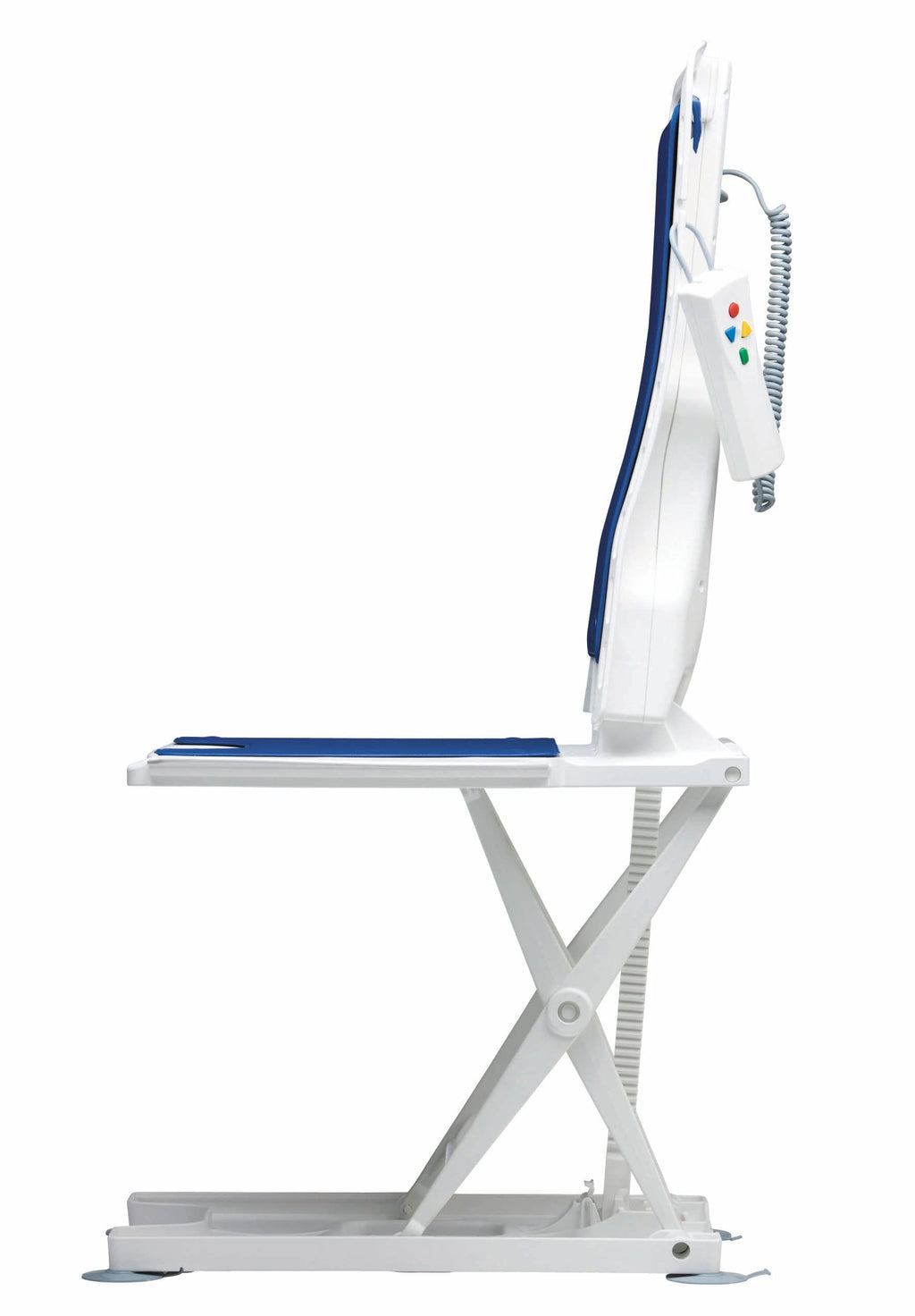 Drive Devilbiss Bellavita Bath Lift - Lightweight Reclining - Blue Covers - Medical Aid for Bathtub - Damaged Box