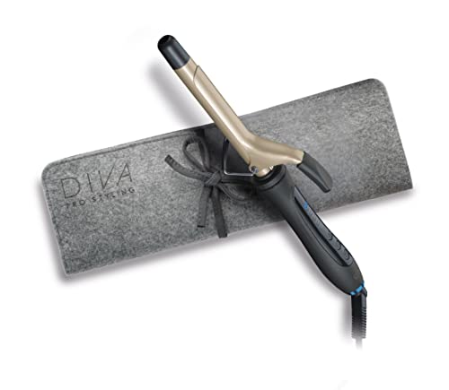 Diva Pro Styling Digital Tong with Macadamia, Argan Oil & Keratin Infused Ceramic Barrel - 19mm - Damaged Box