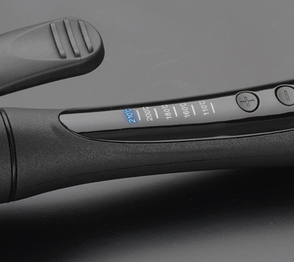 Diva Pro Styling Digital Tong with Macadamia, Argan Oil & Keratin Infused Ceramic Barrel - 19mm - Damaged Box