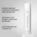 Schwarzkopf Professional Silhouette Flexible Hold Hairspray For Hair Styling Invisible Long Lasting Hold Elastic Volume Quick Drying Super Shine Hairspray For Women Men 500 ml - Damaged Box