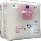 ABENA Abri-Soft Superdry Disposable Incontinence Bed Pads 60x90 cm - Pack of 30 Eco-Labelled Underpads for Leak Protection - Damaged Box