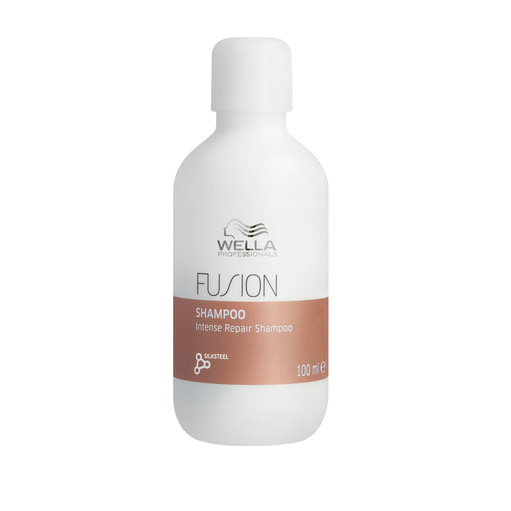 Wella Professionals Fusion Intense Repair Shampoo - Intense Repair Detangling Shampoo for Dry and Damaged Hair - Smoothening, Boost Shine and Protect Hair Against Breakage 250ml