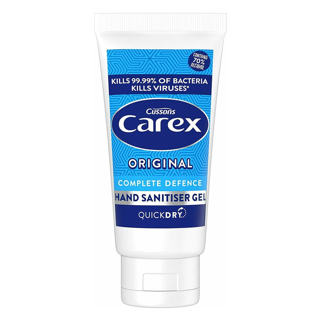 Carex Complete Original Anti Bacterial Hand Sanitiser Gel Pocket Size 50ml