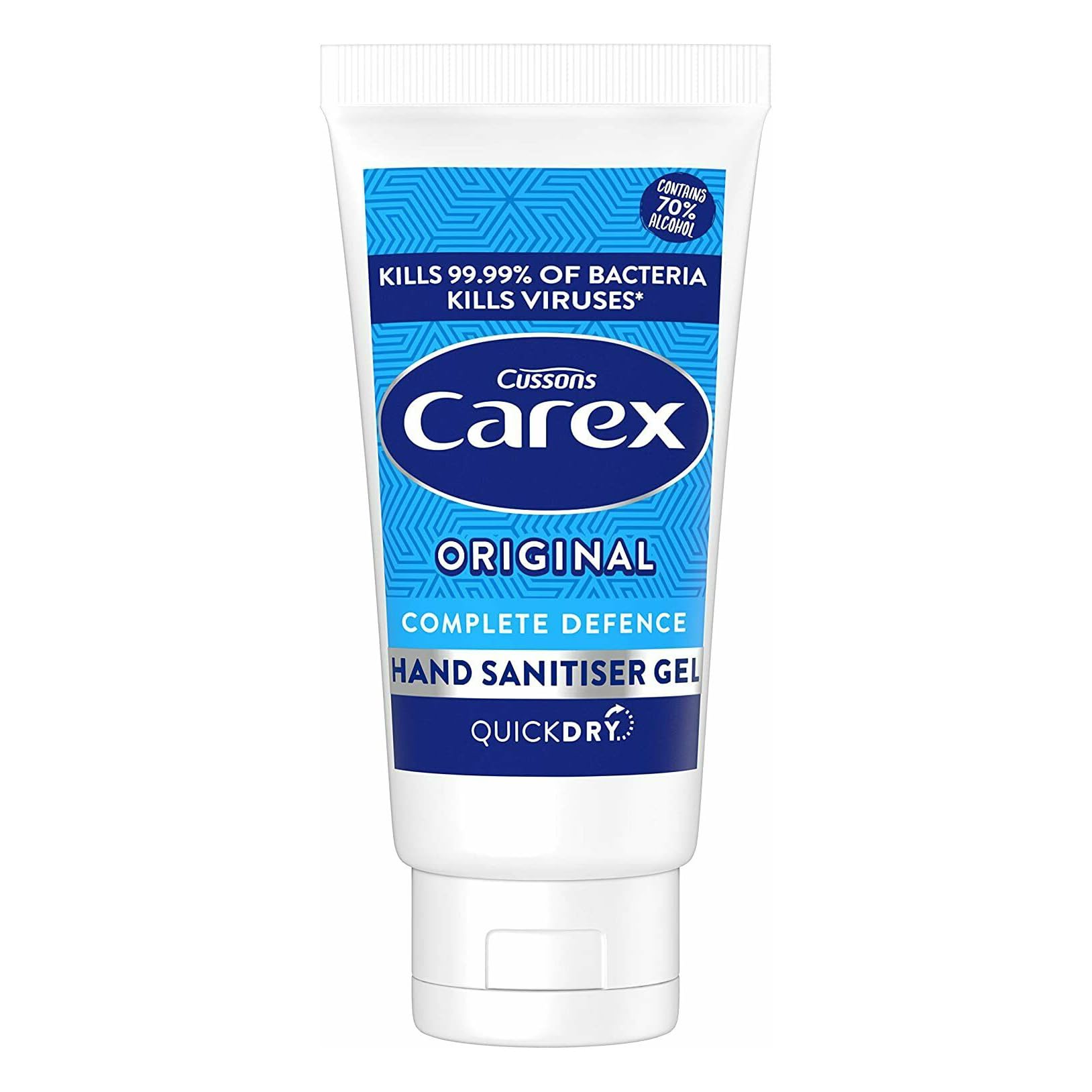 Carex Complete Original Anti Bacterial Hand Sanitiser Gel Pocket Size 50ml