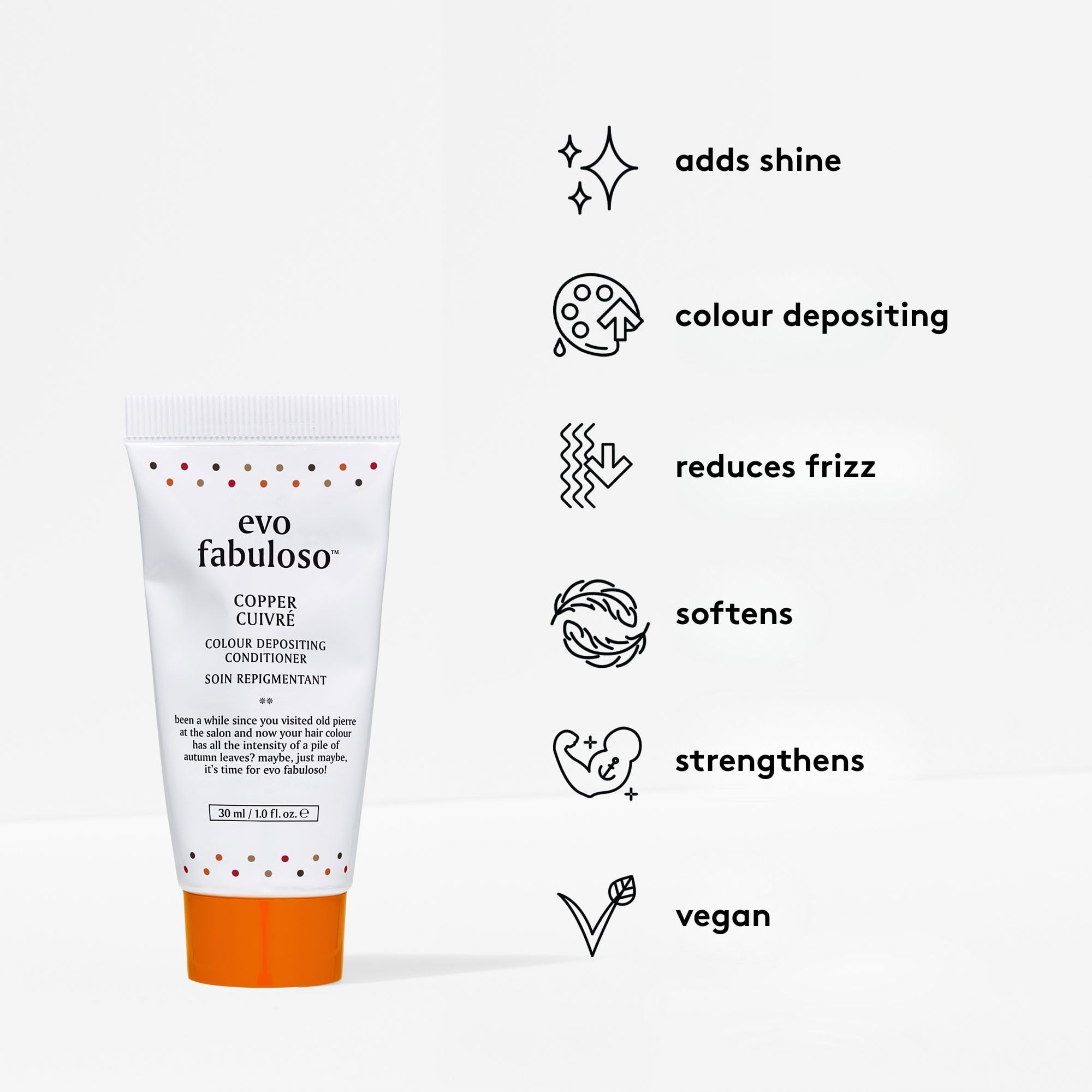EVO Fabuloso Colour Intensifying Conditioner Chestnut - Damaged Box