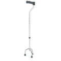Days Adjustable Tripod Walking Stick - Lightweight Chrome Mobility Aid for Elderly & Disabled - Small Base - Very Good