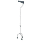 Days Adjustable Tripod Walking Stick - Lightweight Chrome Mobility Aid for Elderly & Disabled - Small Base - Very Good